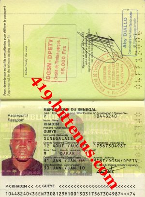Advocate khadim passport